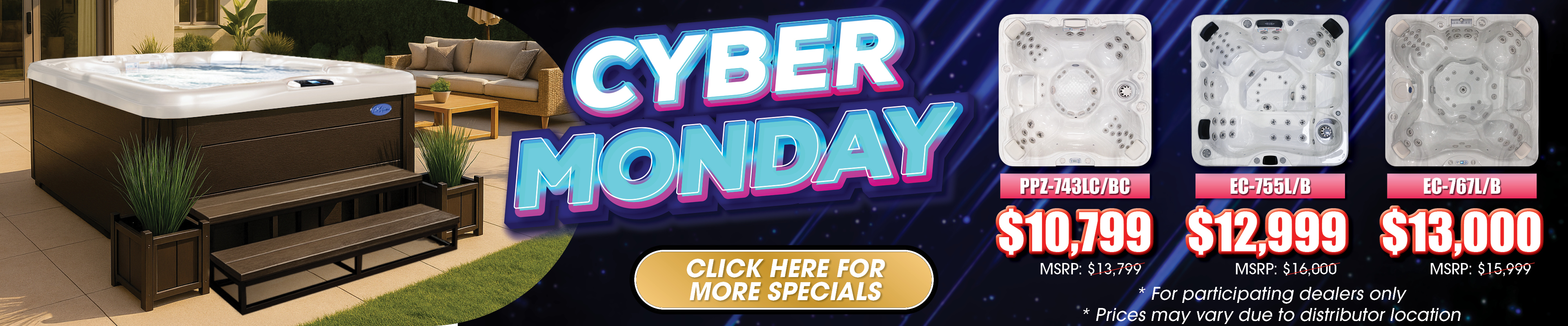 Calspas hot tub being used in a family setting - Monterey Park