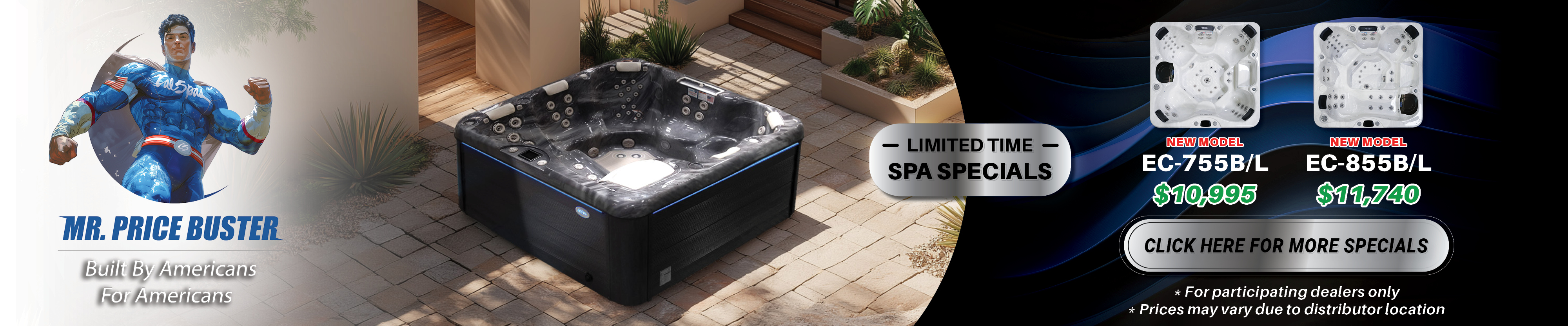 Calspas hot tub being used in a family setting - Monterey Park